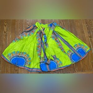 A J Skirt Colorful Women's Skater Skirt